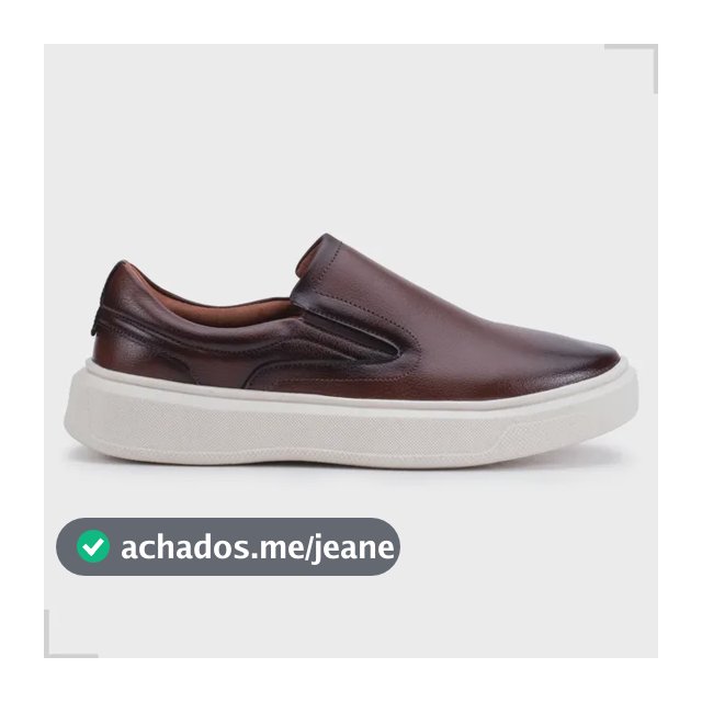 Tênis Slip On Iate Masculino Couro Confortável