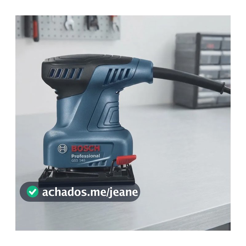Lixadeira profissional orbital Bosch Professional GSS 140 azul