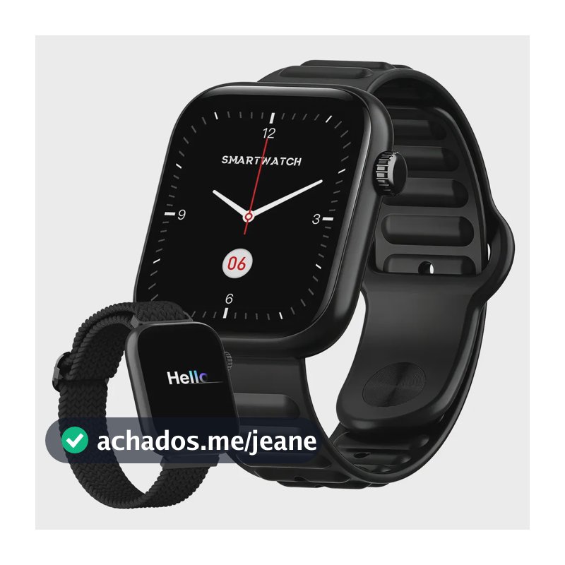 Relógio Smartwatch Forestory Inteligente Tela 1.83 Bluetooth Ip68 À Prova D'água Notificações Chamadas Saúde Smart Watch Relogio Corrida Com Android E Ios Com 2 Pulseiras Feminino Masculino