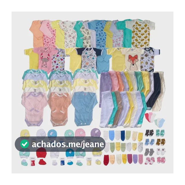 Kit 15 Peças Roupas Bebê Body Calça Touca Enxoval Completo