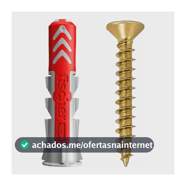 Bucha De Nylon Duopower 8mm Fischer C Aba E Parafuso 60pçs