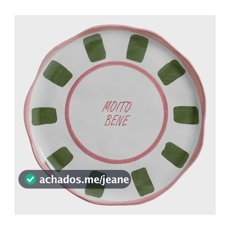 Suplat Delizioso Summer Branco Decorado Verde Praianos