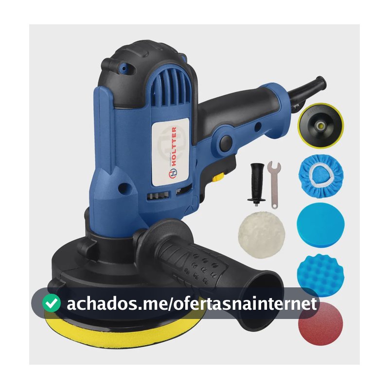 Holtter Ferramentas Politriz de polidora elétrica de mão azul