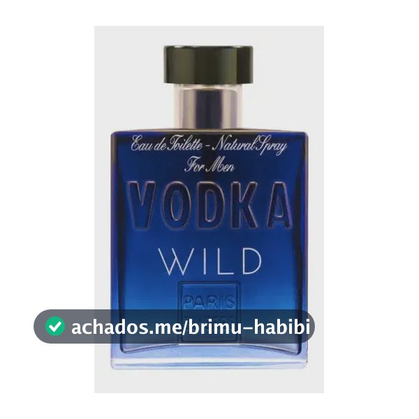 Perfume Vodka Wild Paris Elysees Masculino Intense 100ml