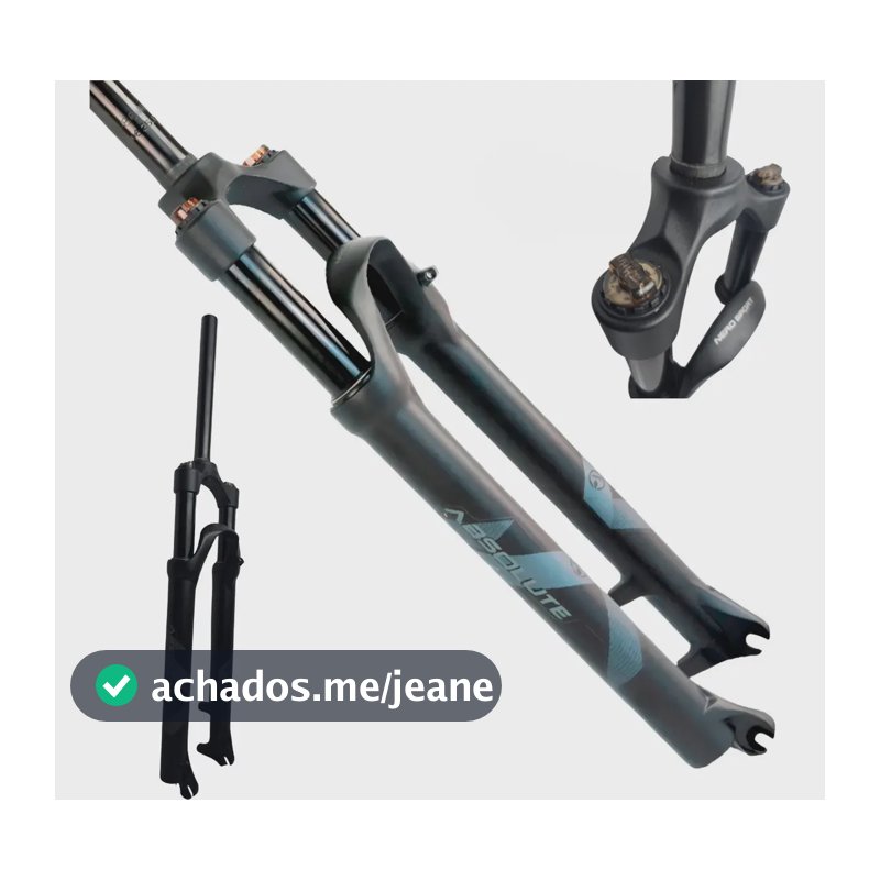 Garfo Dianteiro Absolute Nero Sport Aro 29 Freio Disco MTB Preto