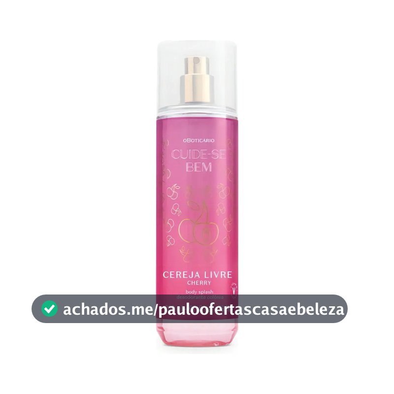 O Boticário Cuide-se Bem Cereja Livre Body Splash 200ml