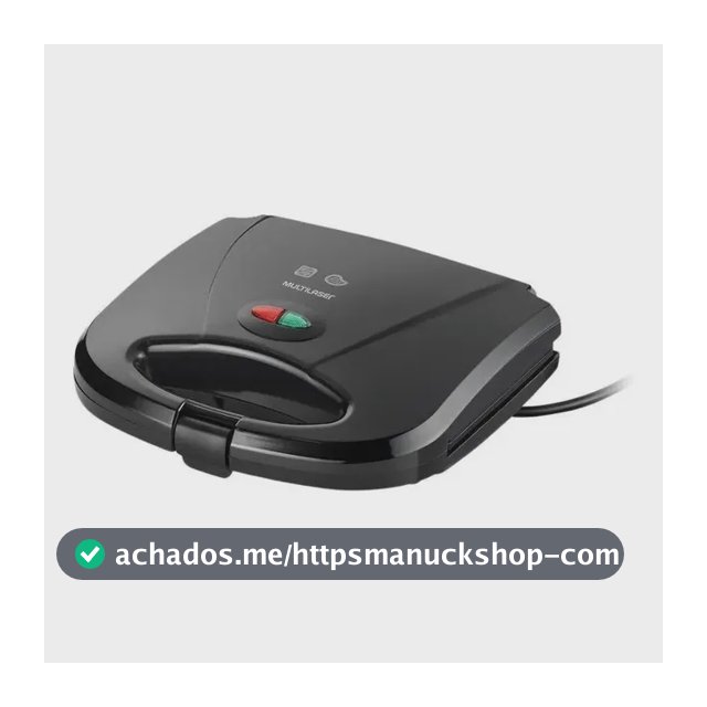 Sanduicheira Multilaser Grill Gourmet 750w Preta Ce043 Cor Preto
