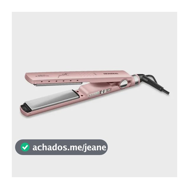 Prancha Alisadora By Juliette Mondial Golden Rose Bivolt P-JU-01