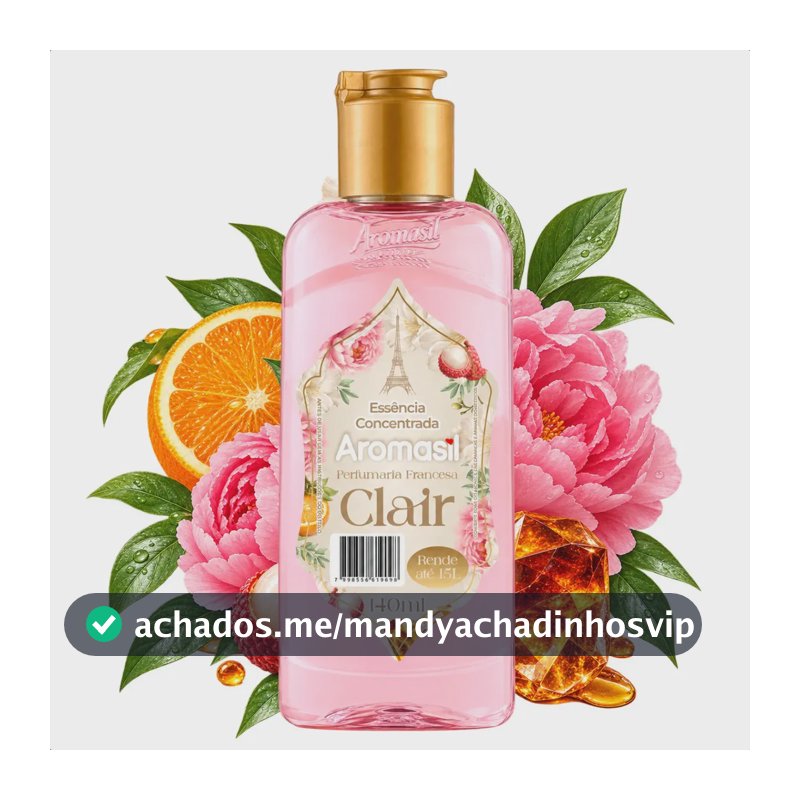 Essência Concentrada Aromasil Clair Para Ambientes De Perfumaria Francesa 140 Ml Clair Perfumaria Francesa
