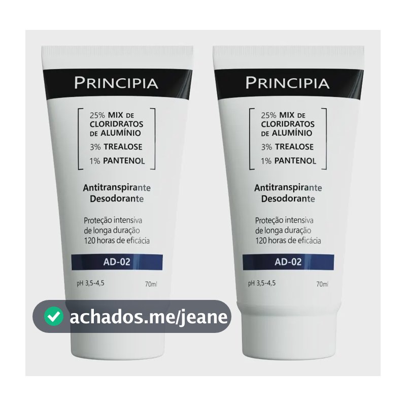 Principia Kit C/ 2 Antitranspirante Desodorante Ad-02
