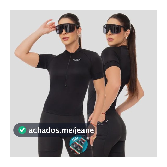 Conjunto Ciclista Feminino Camisa Blusa Slim Bermuda Gel Mtb