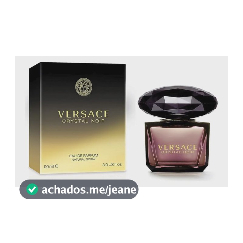 Perfume Eau de Parfum Versace Crystal Noir 90ml Floral Oriental
