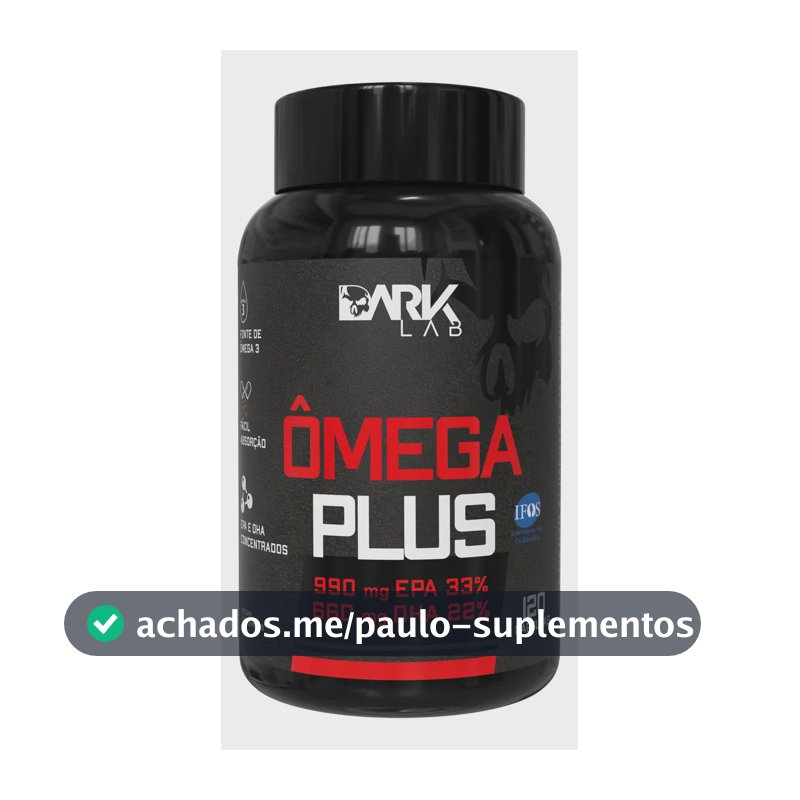Omega Plus 120 Cápsulas Ômega 3 Dark Lab