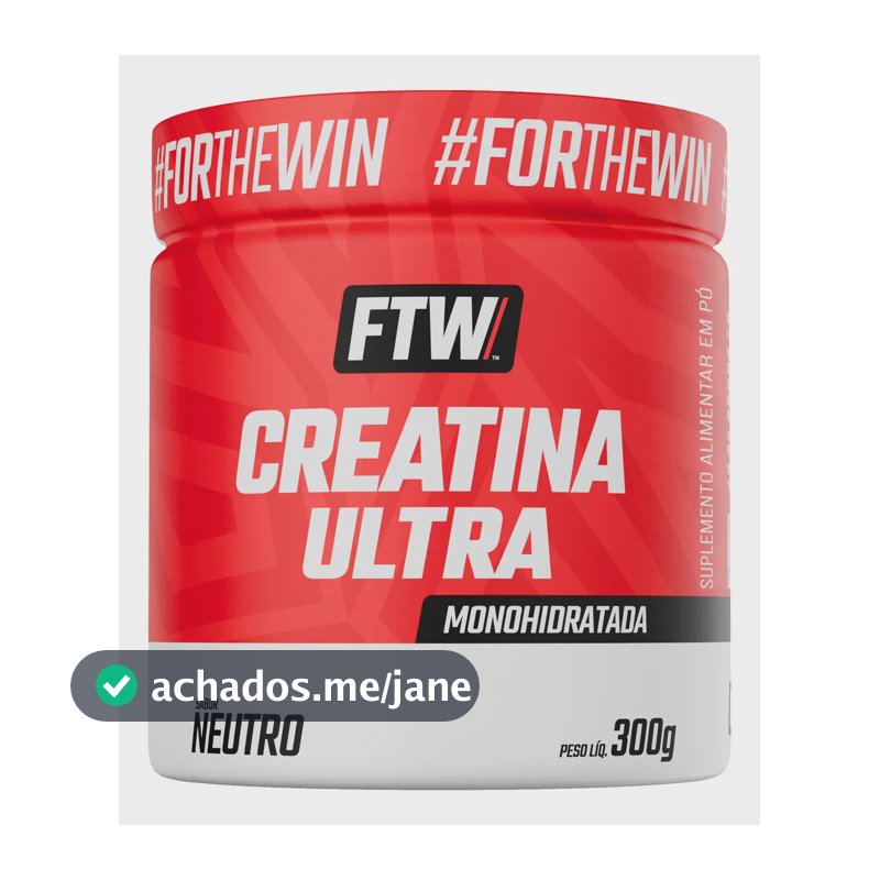 Creatina FTW em pó Sem sabor x 300g