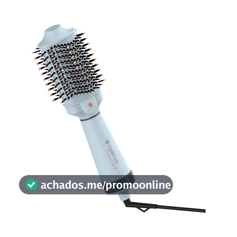 Escova Cadence Secadora Alisadora Volumizadora Esc710-biv Cinza