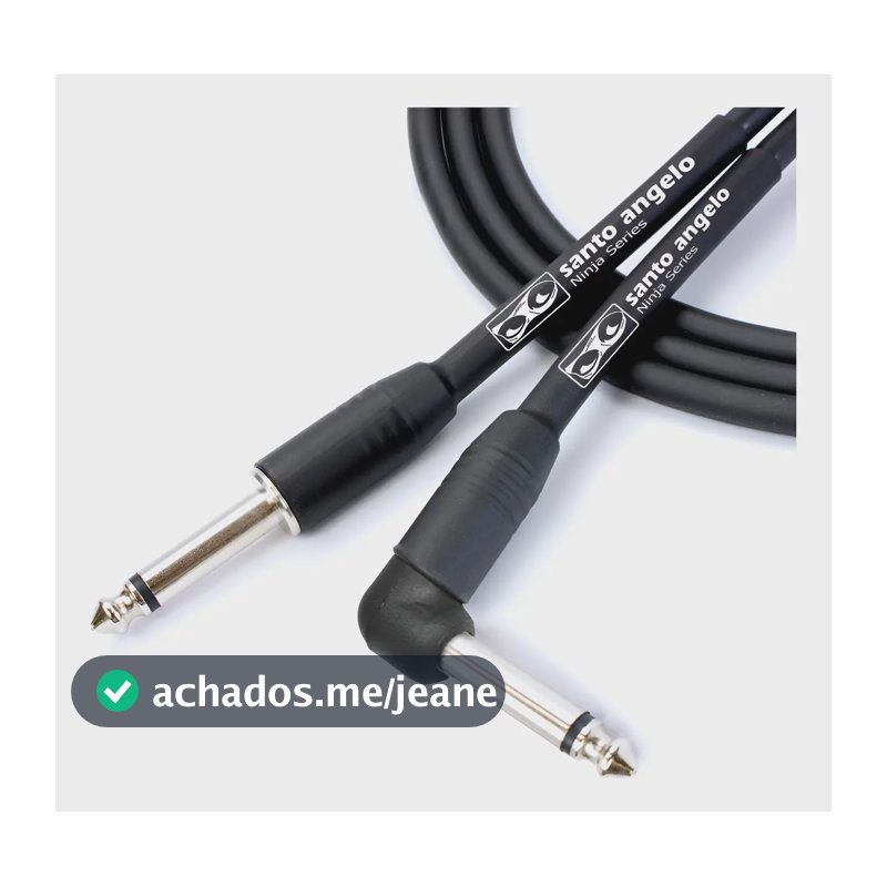 Cabo P10 X P10l Santo Angelo Ninja 10ft 3.05m 90° Preto