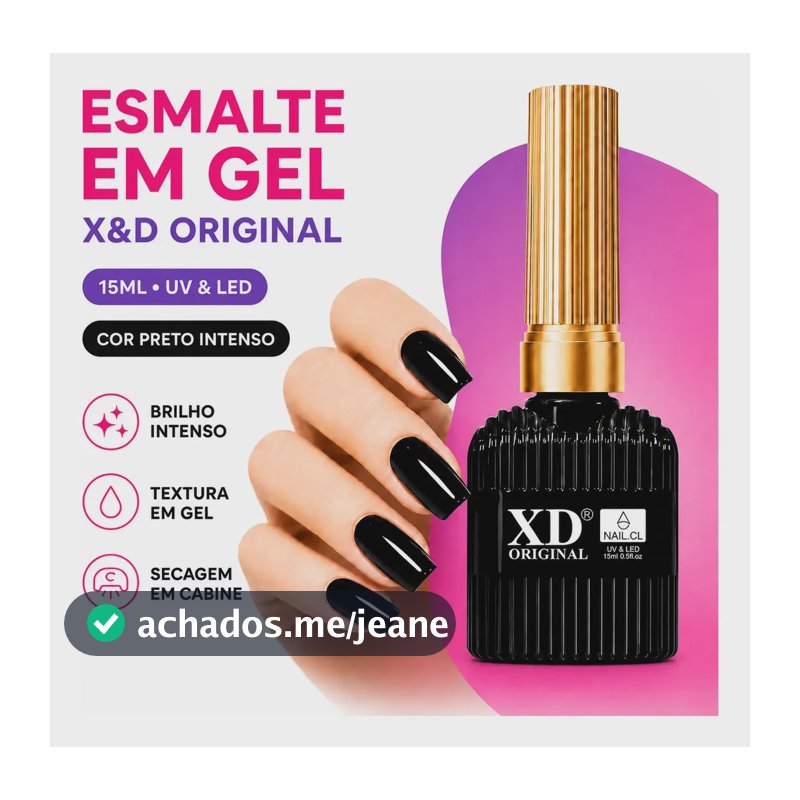 Esmalte Em Gel X&d Premium 15ml Alta Pigmentação XD01