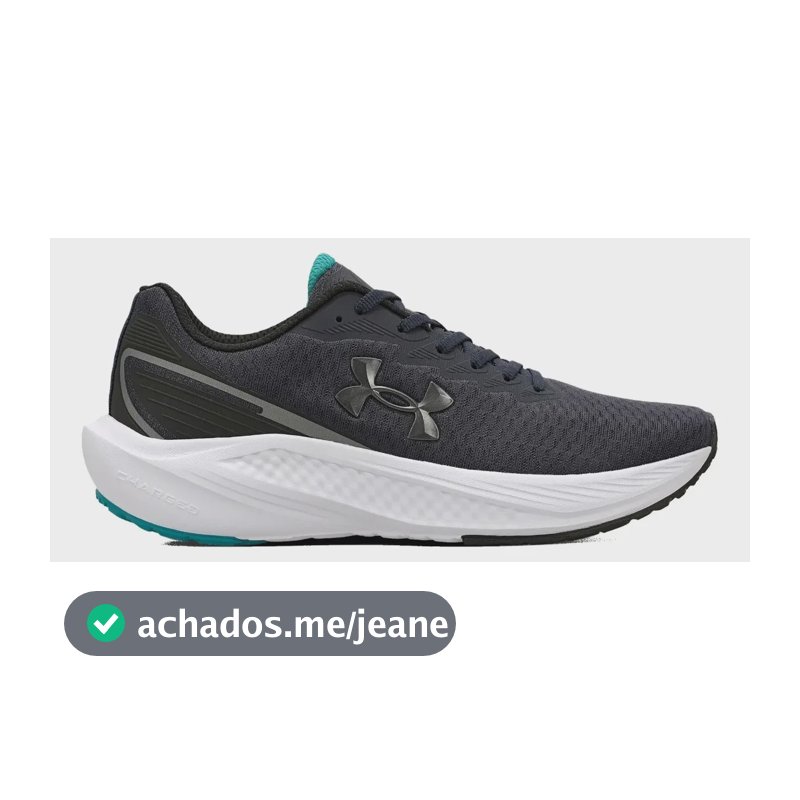 Tênis Under Armour Charged Wing 2 Masculino Preto/branco Preto 40 Br
