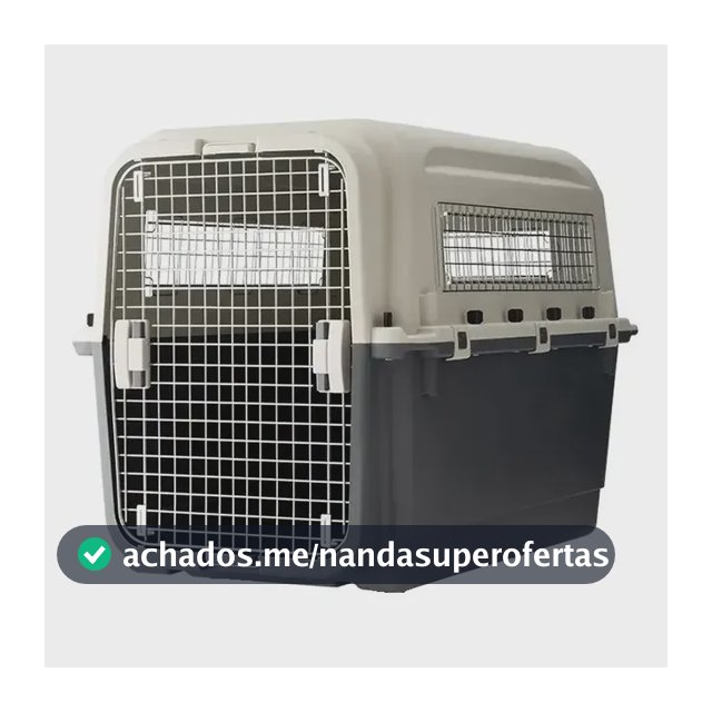 Caixa Transporte Pet Cão Gato Avião Padrão Iata Tamanho 4 N4 Azul