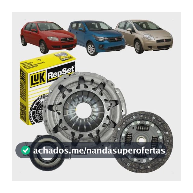 Kit Embreagem Original Uno Vivace Way Motor Evo 1.0 1.4 8v