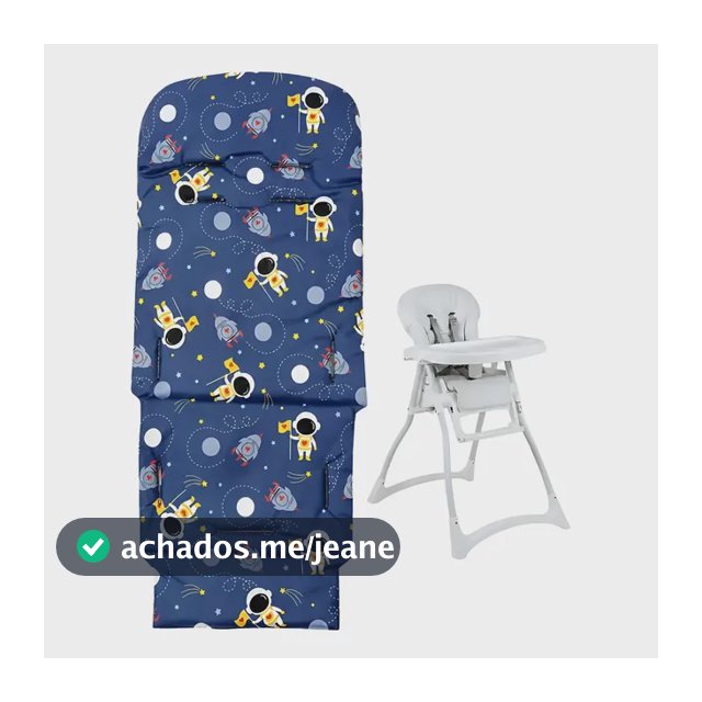 Estofado Ou Capa P/ Cadeirão Merenda De Alimentação Do Bebê