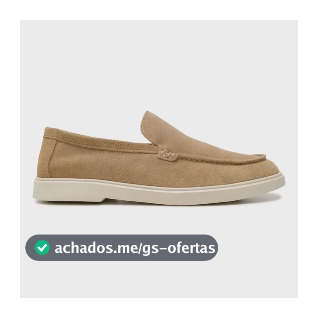 Mocassim Masculino Em Camurça Linha Esporte Fino Old Money