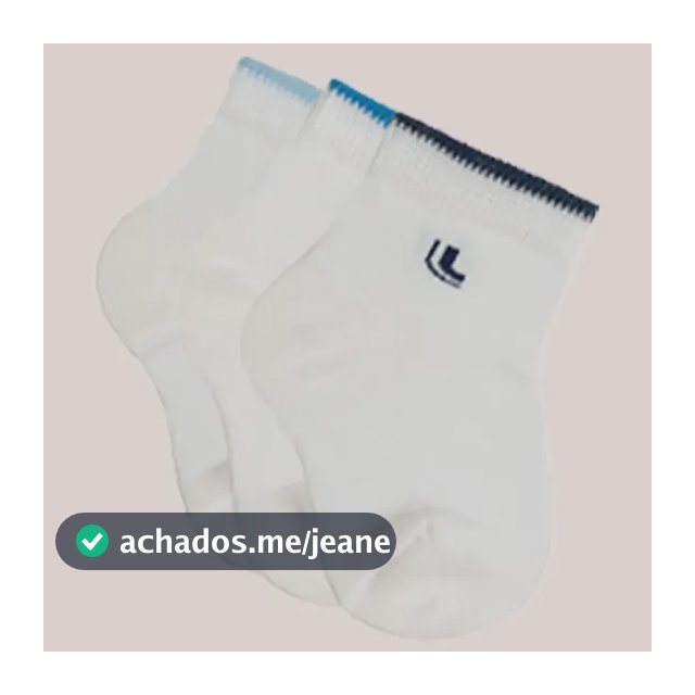 Kit Com 3 Pares Meias Baby Lupo Bebe Lisa Infantil Original