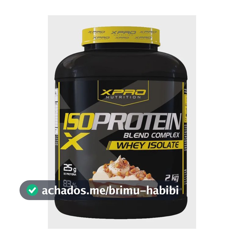 Whey protein XPro Nutrition Iso Blend Complex em pó sabor Torta de banana x 2kg