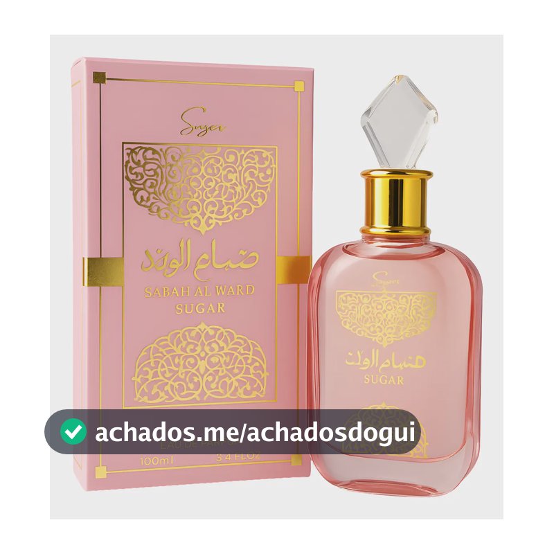 Perfume Árabe Sabah Al Ward Sugar Eau De Parfum 100 Ml