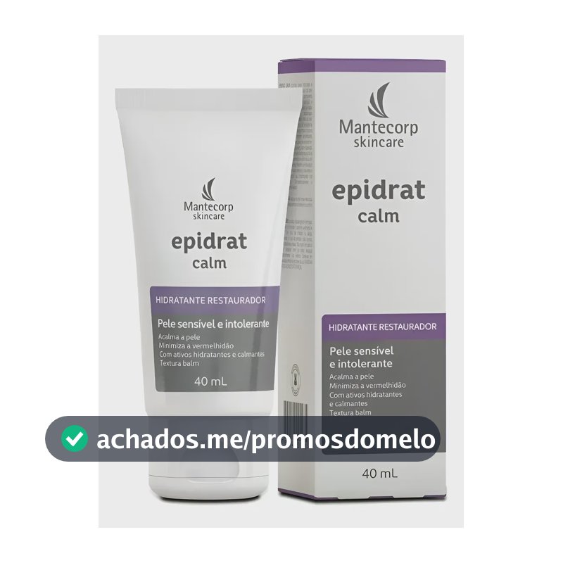 Mantecorp Hidratante Facial Epidrat Calm Restaurador - 40g Sem Fragrância