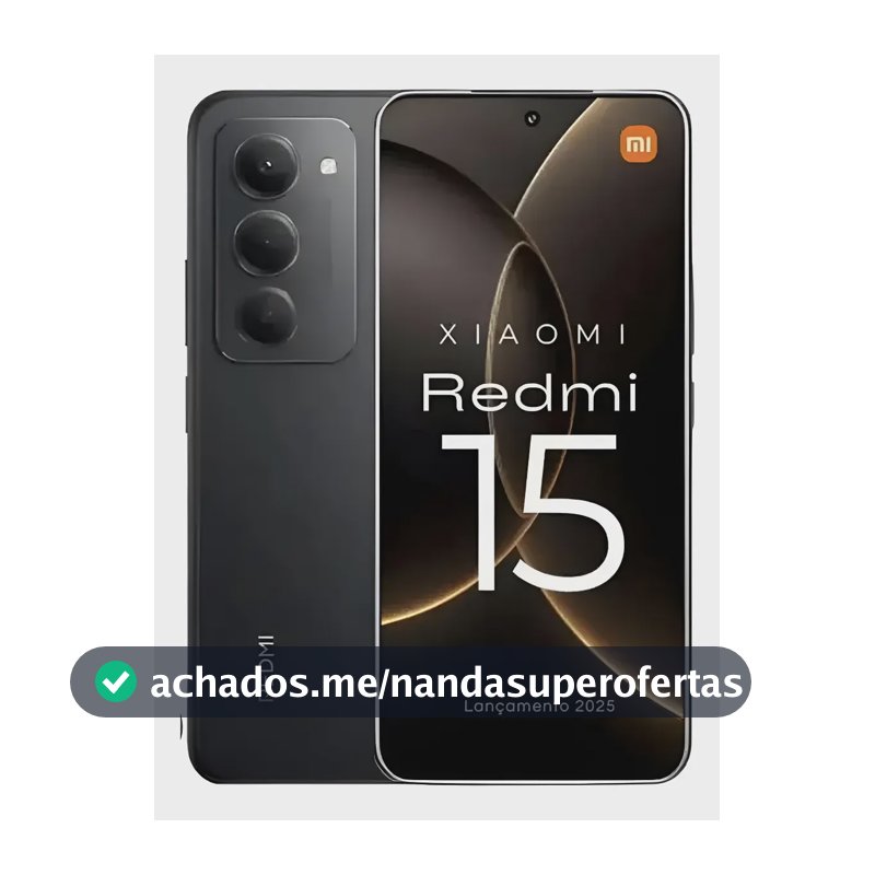 Xiaomi Redmi 15 Global 256gb/8gb Ram Preto