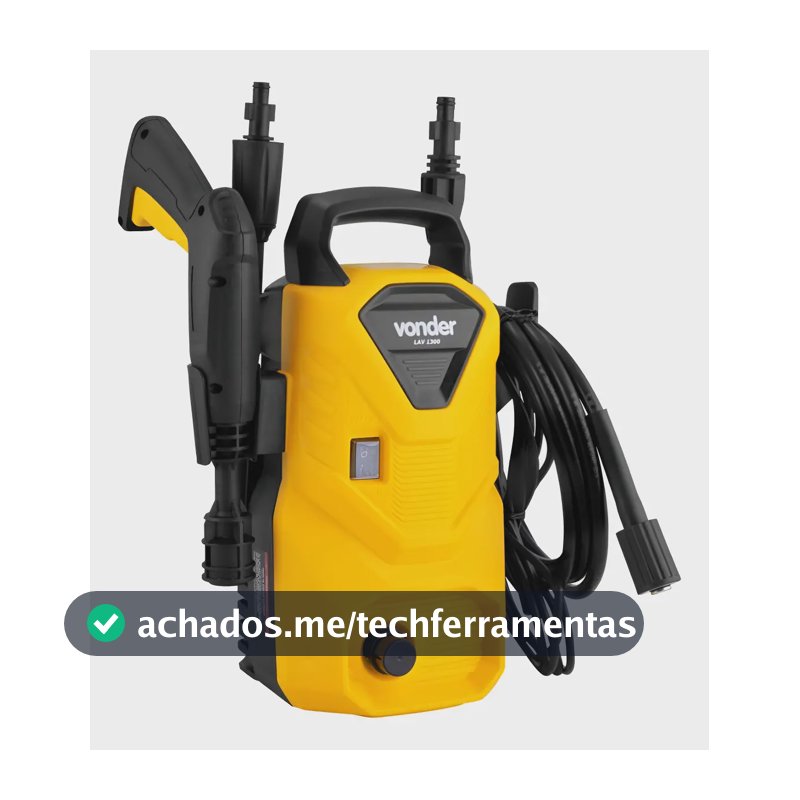 Lavadora Alta Pressão Lav1300 1.300 Lbf/pol² 220 V Vonder Amarelo 60 Hz