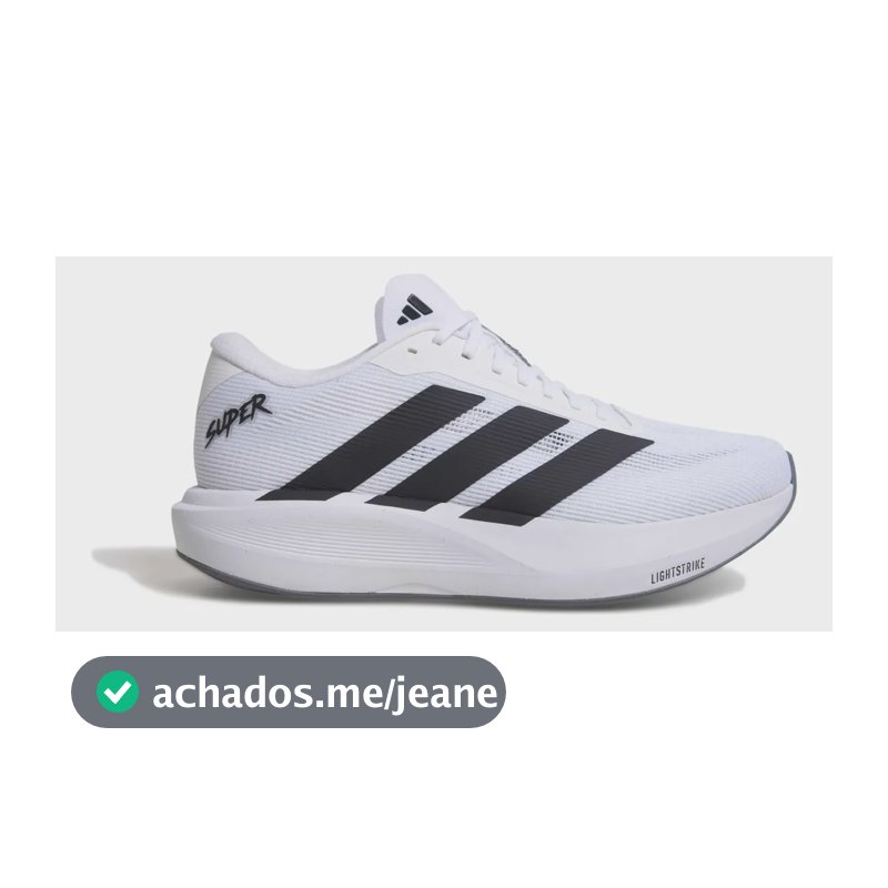 Tênis Masculino Super adidas Branco Lisa 38 Br