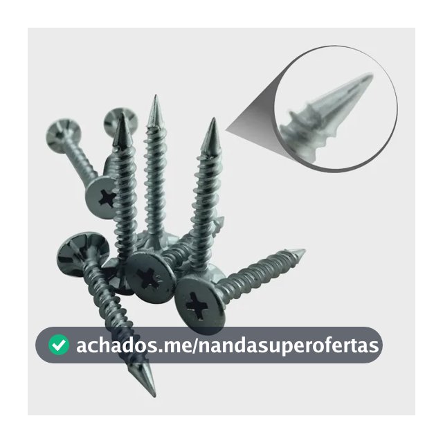 Parafuso Globalplac Concrete direct fixation 4,2x32mm Ruspert p/ Concreto 500un
