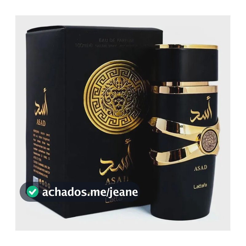 Perfume Árabe Lattafa Asad 100ml Eau De Parfum Spray C/ Selo
