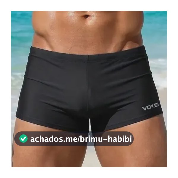 Sunga Boxer Masculina Poliamida Moda Praia Verão Voker