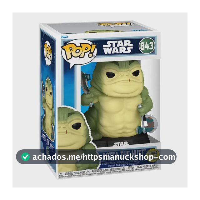 Funko Pop Star Wars: O Mandaloriano E O Grogu - Rotta Hutt