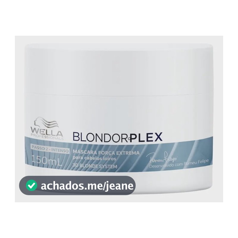 Máscara Wella Blondorplex 150ml
