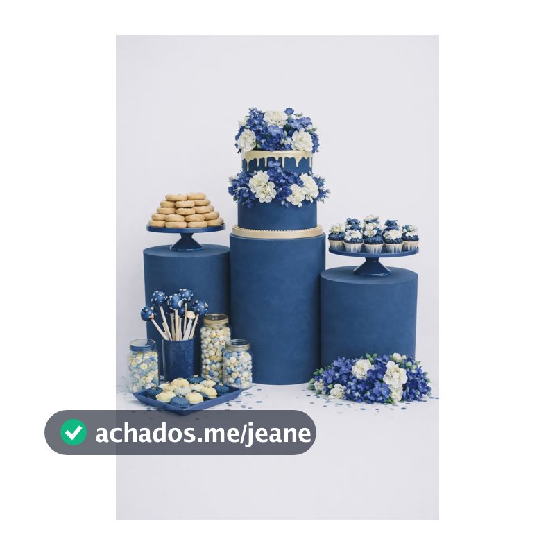 Trio De Capas Para Mesa Cilindros Varias Cores Festa Decorar Azul-marinho