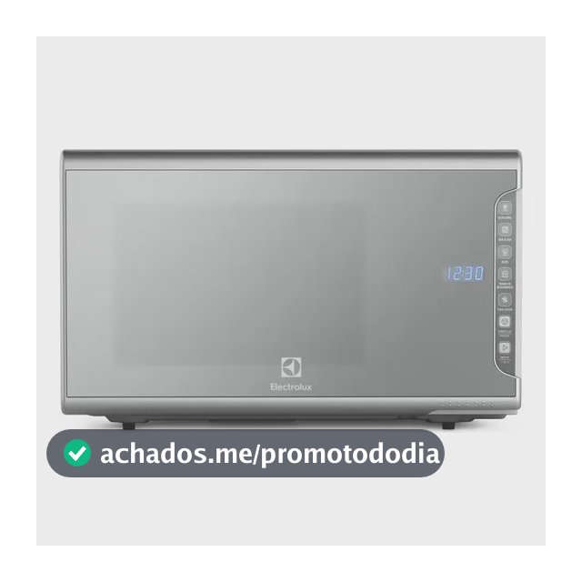 Micro-ondas MI41S Inox Espelhado Painel Integrado 31 litros Electrolux