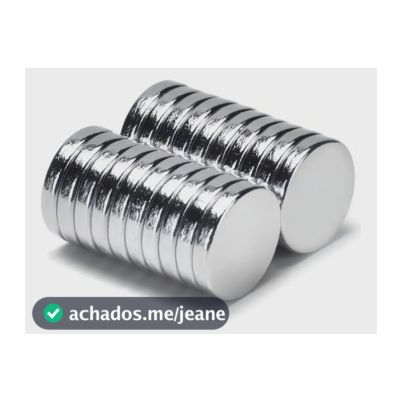 10pcs. Imã Super Forte 10x2 Redondo Pastilha 10mm X 2mm N35