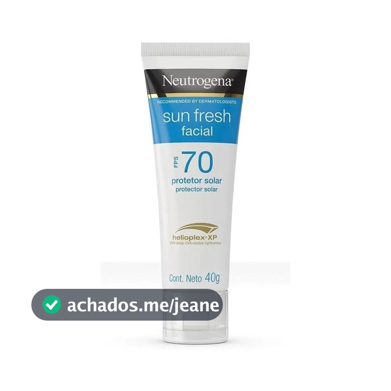 Protetor solar facial sun fresh fps 70 40g Neutrogena