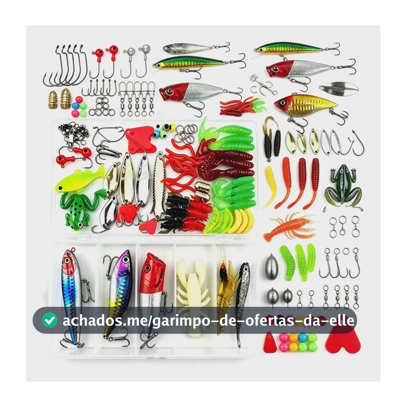 71 Pcs Isca Artificial Para Pesca Tucunaré, Traíra E Tilápia
