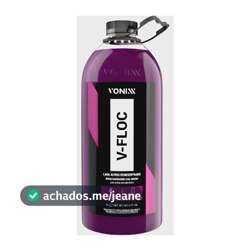 Shampoo Automotivo Lava Auto Concentrado V-floc 3l Vonixx
