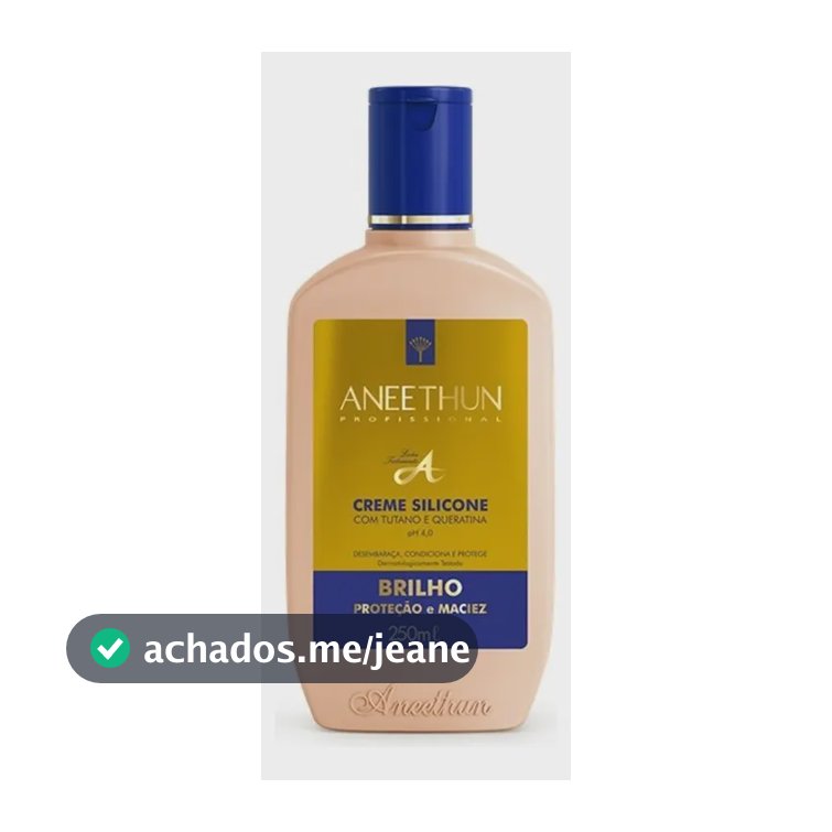 Creme De Silicone Linha A 250g Aneethun