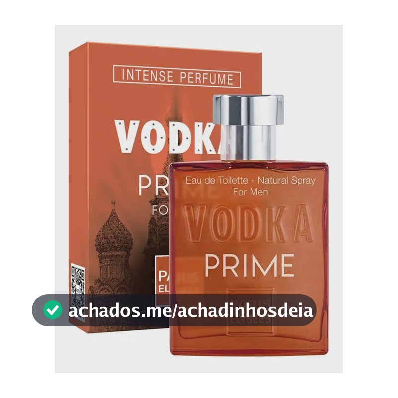 Perfume Vodka Prime Paris Elysees Masculino Intense 100ml