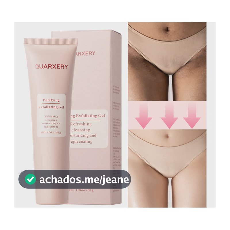 Gel Esfoliante Facial Quarxery para Limpeza Profunda com Niacinamida e Vitamina E - Pack de 2