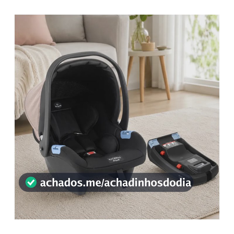 Cadeirinha para Carro Materna Capuccino e Base Belted Burigotto Cadeirinha de Carro para Passeio