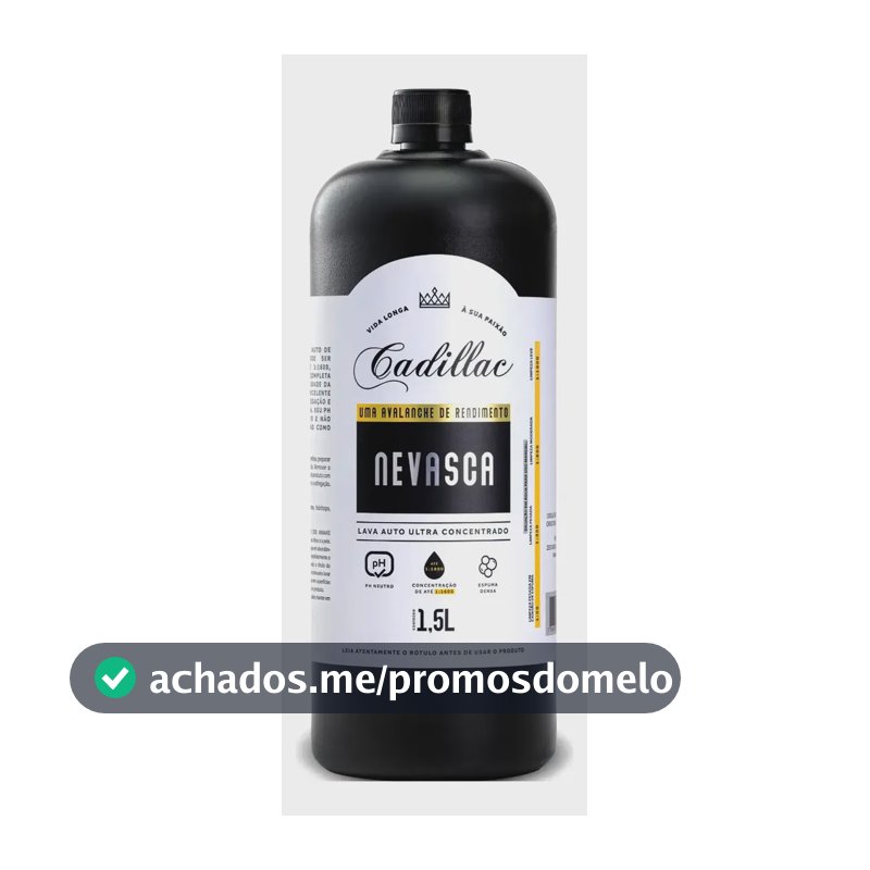 Shampoo Automotivo Nevasca 1,5l Cadillac Snow Foam Ph Neutro