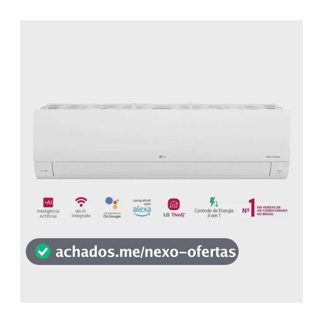 Ar-condicionado Hw LG Dual Inverter +ai Voice 12k R32 Fr 220 Branco